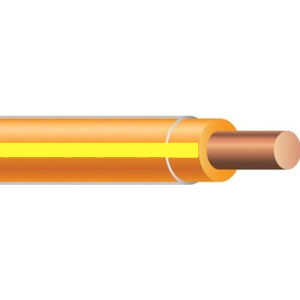 Product image for WIC. THHN 12 SOL GRY/YEL 2500R 12 THHN CU BUILDING WIRE GRAY W/ YELLOW STRIPE