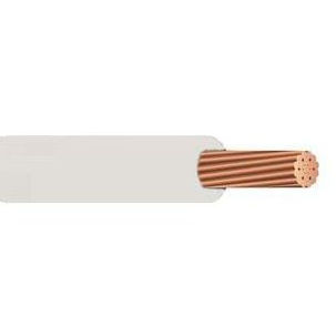 Product image for USE #10 Stranded Copper WHITE Service Entrance Wire, XLPE Insulation (2500ft Reel)