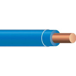 Product image for XHHW #14 Solid BLUE Copper Wire (2500ft Reel)